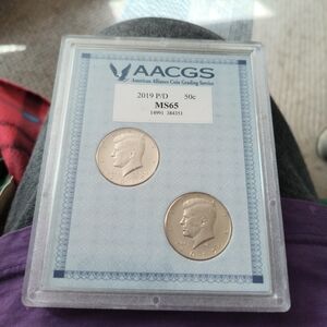 2019 P/D 50c Kennedy Half Dollar Set